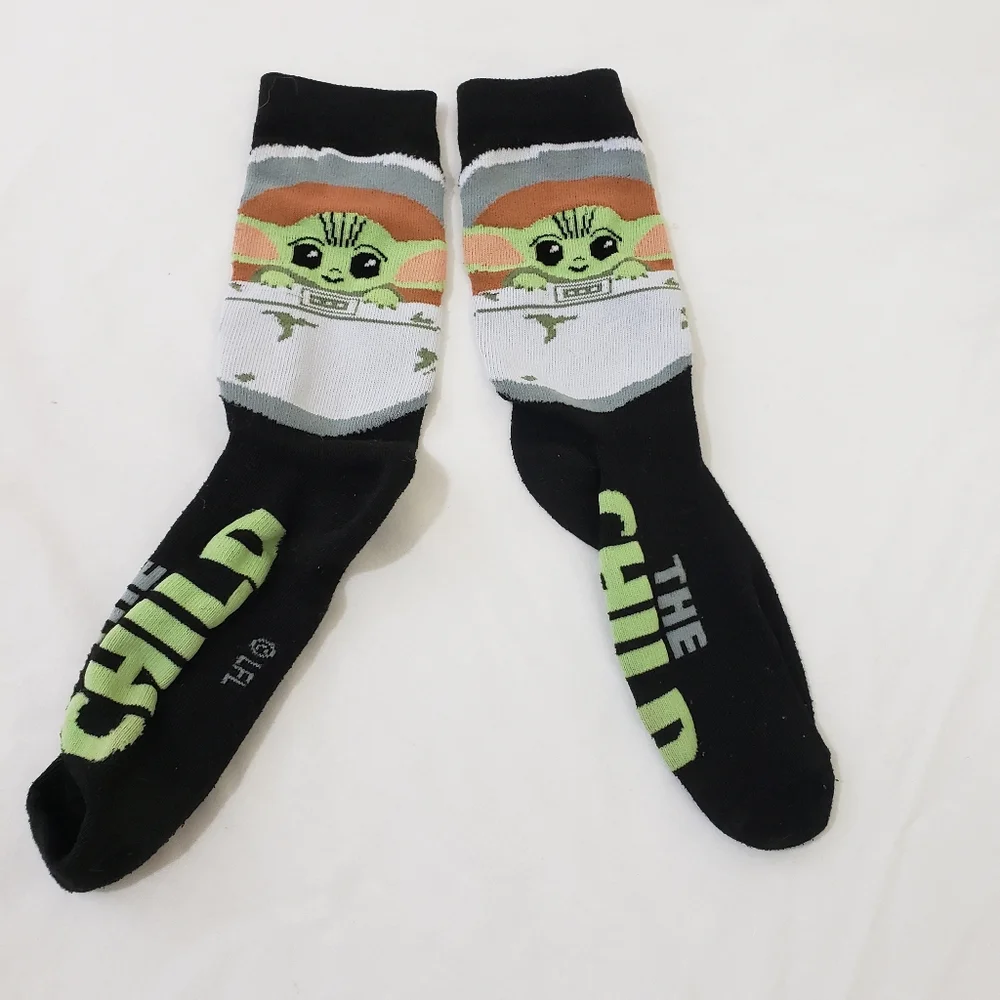 Star Wars Grogu The Child Novelty Dress Socks OSFM Mens Unisex NWOT
